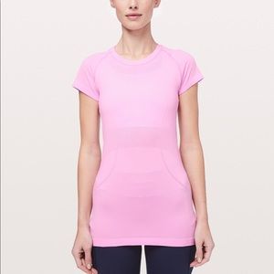 HOT PINK lululemon Swiftly Tech Short Sleeve Tank